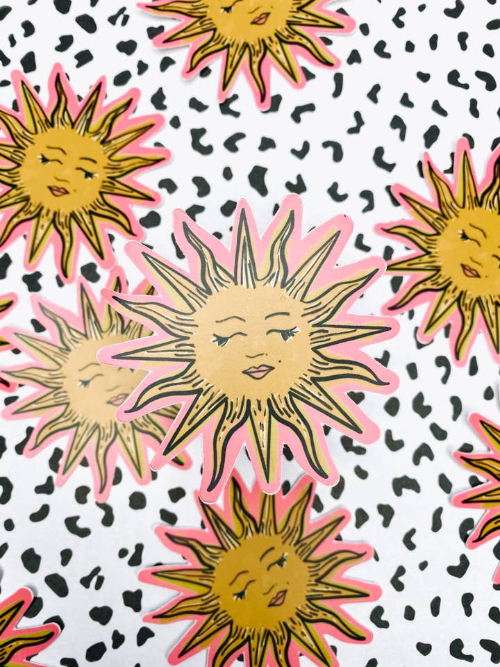 Sun Sticker for wholesale by The Carrshop