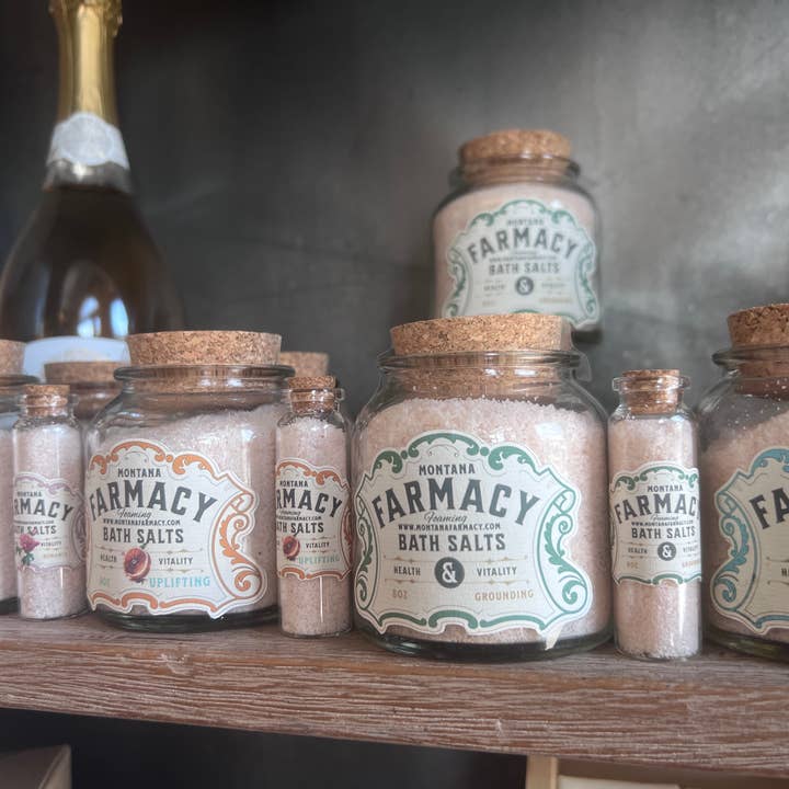 Montana Farmacy - Vente Sel de bain - Échantillonneur de sel de bain moussant Montana Farmacy, paquet de 43