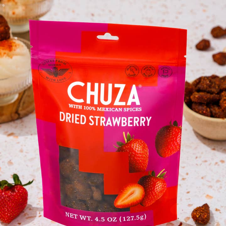 CHUZA - Wholesale Dried/Dehydrated Fruit - CHUZA | Dried Strawberry | Chili-Seasoned Tropical Snack