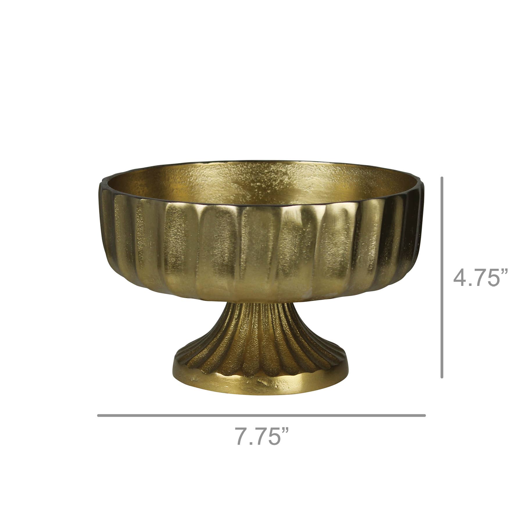 HomArt - Wholesale Decorative Plate/Dish/Bowl - Saxon Compote, Brass - Lrg1