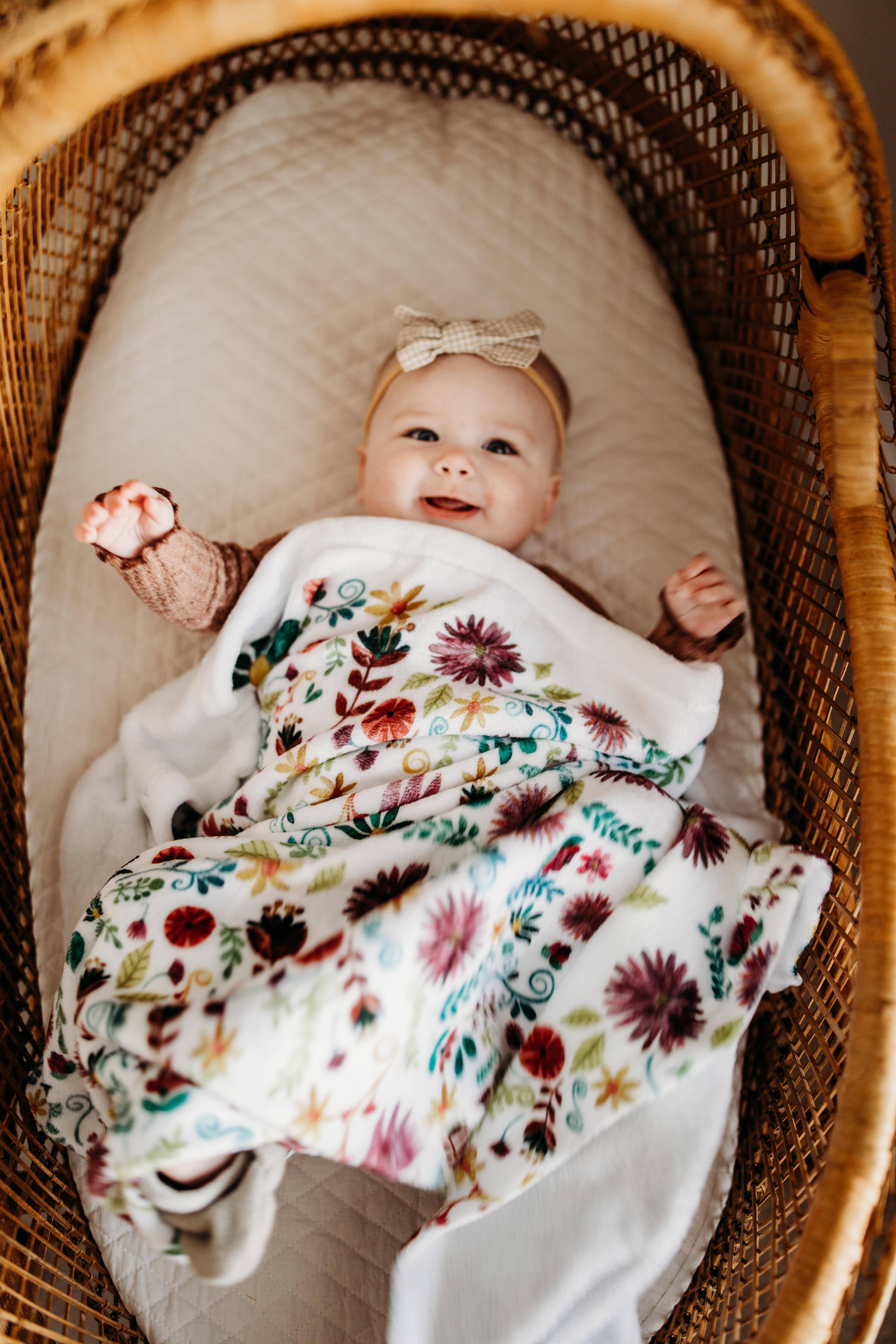 Grow With Me Baby Co - Wholesale Bedding Blanket - Kids & Baby - Baby Blanket, Fleece Baby Blanket 3