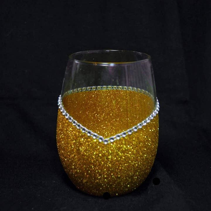 WineyBitches.Co - Wholesale Wine Glass - Groomsman – Handmade Bling Wine Glass (Wedding Party Collection)19