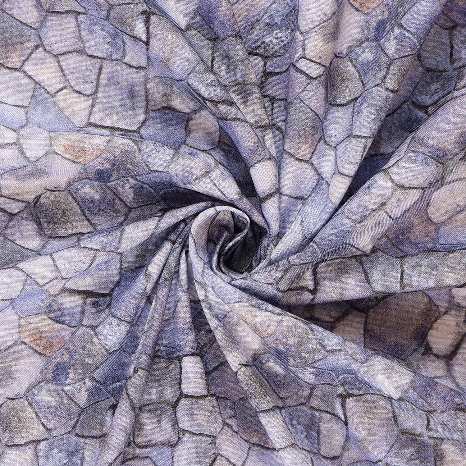 Mook Fabrics - Vente Tissu - Tissu 100 % coton à texture naturelle de 45 po de la marque The Yard - Stone0