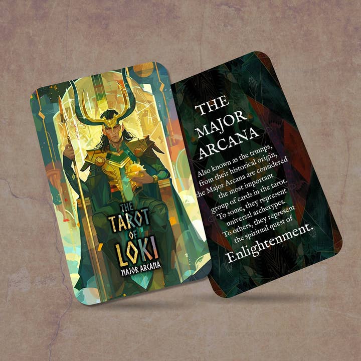 Ibiza Tarot USA – Engroshandel Tarotkort – Tarotkortene af Loke - Store Arkana - Et friskt perspektiv på traditionelle tarotfortolkninger - Tarotkort - Tarotkortspil - Spådomsværktøjer2