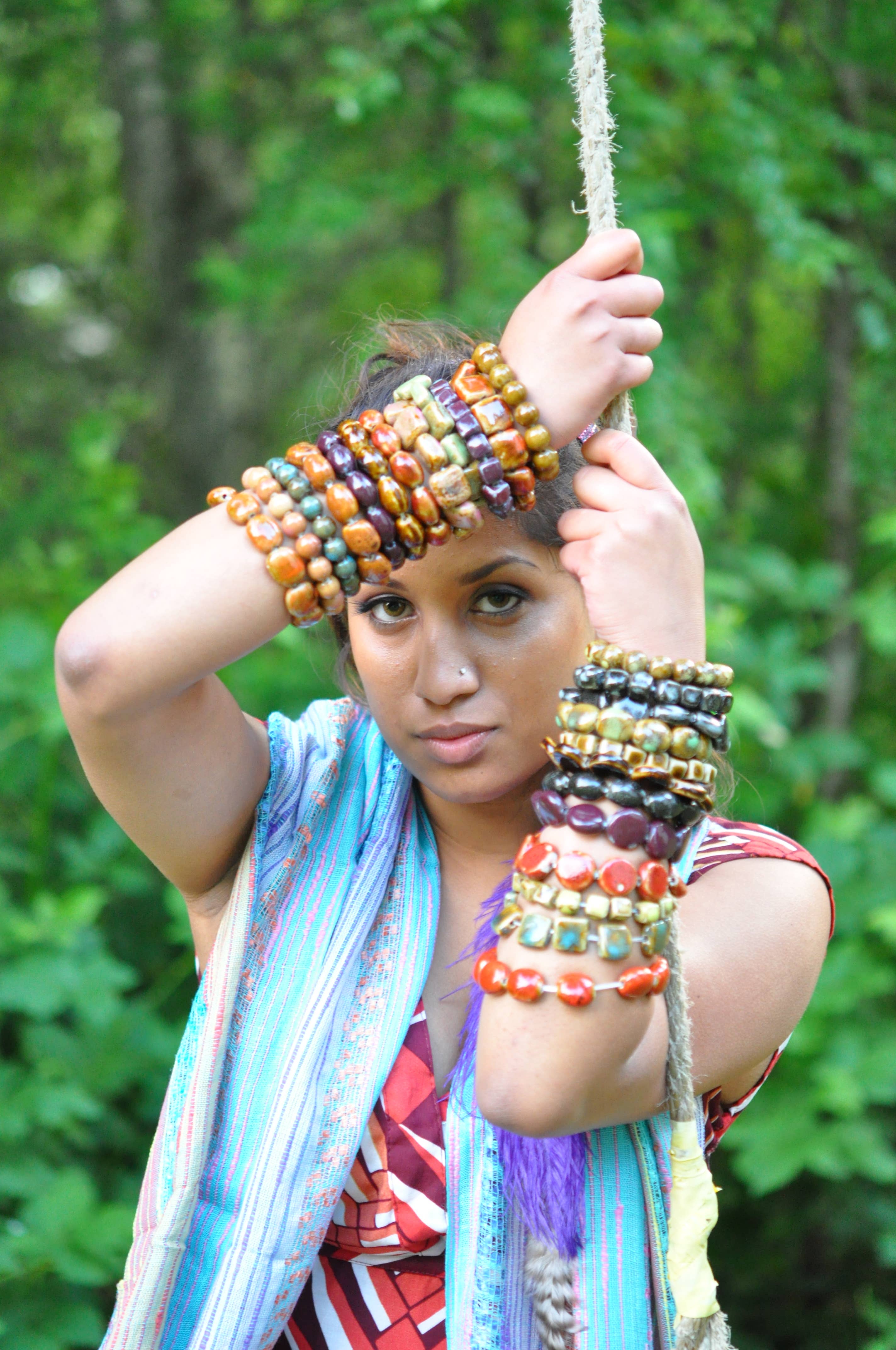 Chloe & Lex - Wholesale Prayer Beads Bracelet - Mixed Color and Shape Clay Bead Stretch Bracelets4