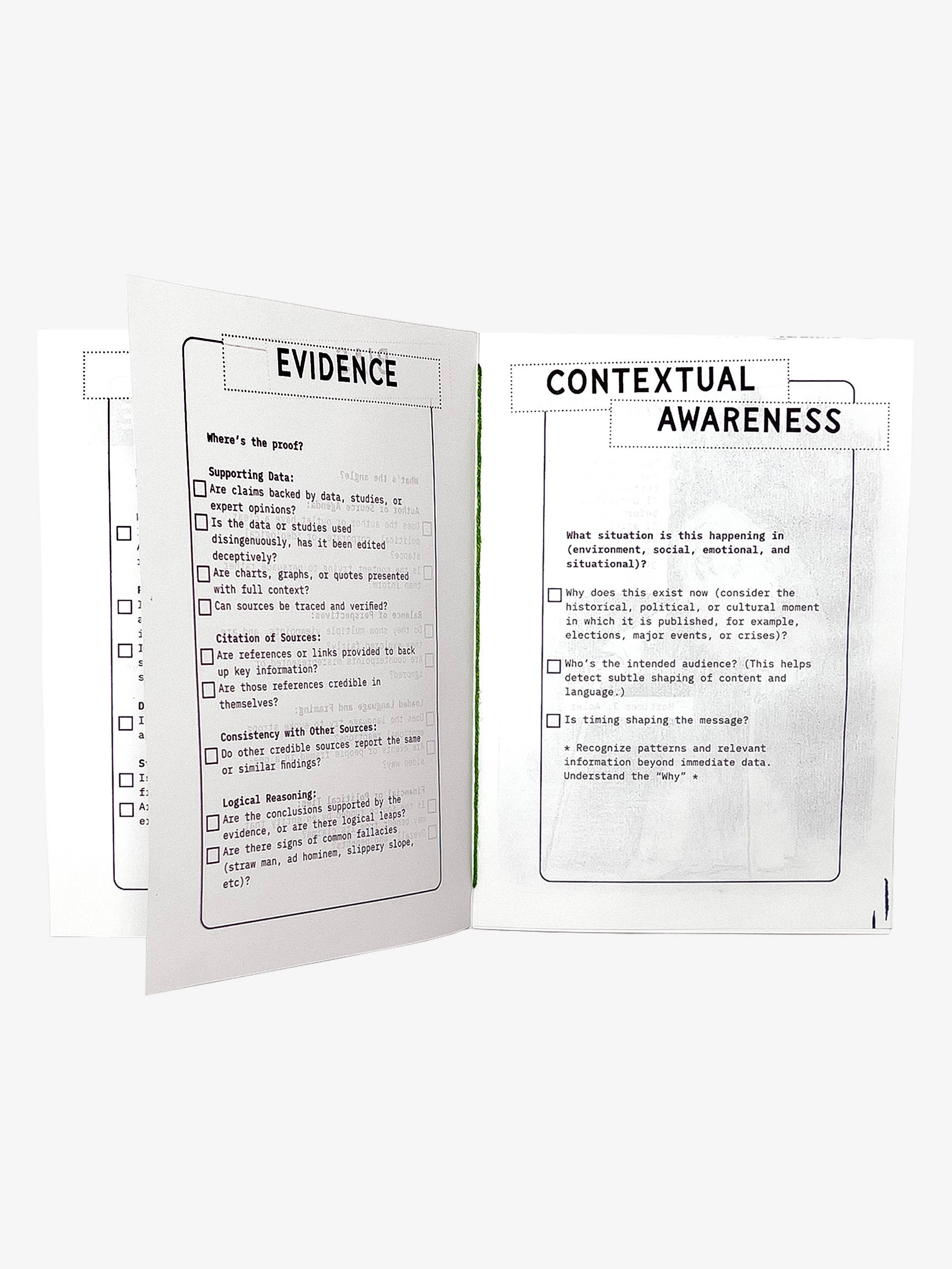 Super Genius Society - Wholesale Book - Adult - Evaluating Sources Zine2