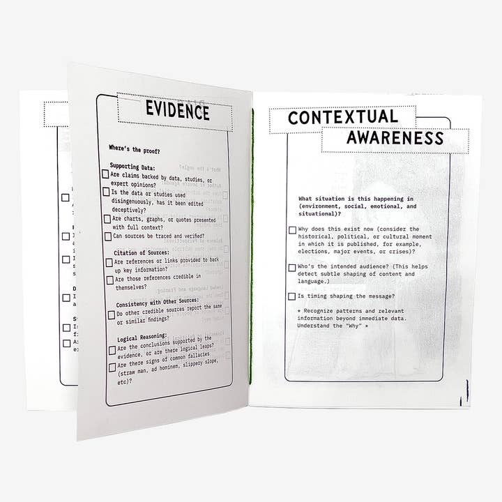 Super Genius Society - Wholesale Book - Adult - Evaluating Sources Zine2