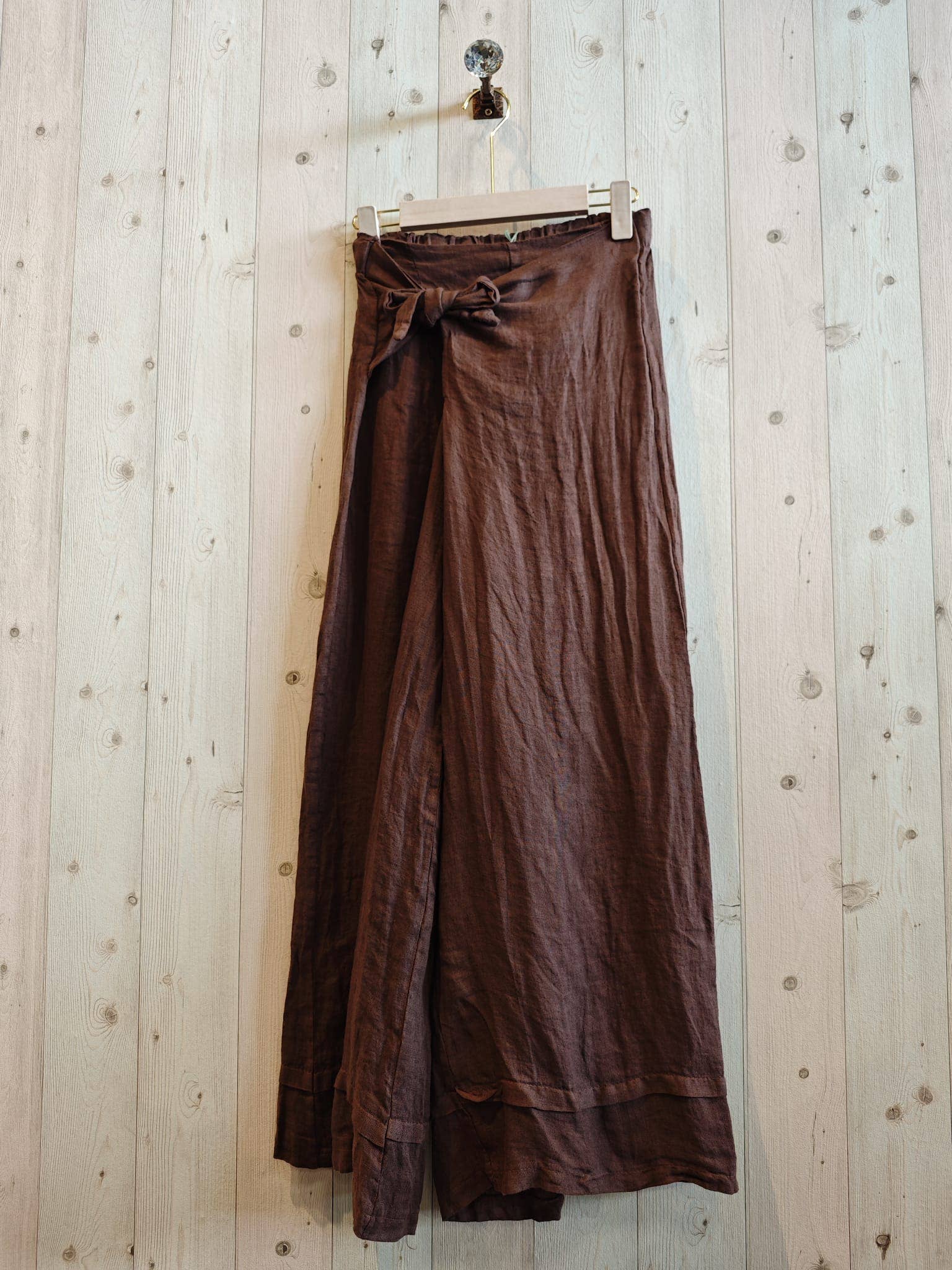 Linen & More - Vendita all'ingrosso Pantalone - Donna - Pantaloni con fusciacca in lino 100% REF 301886