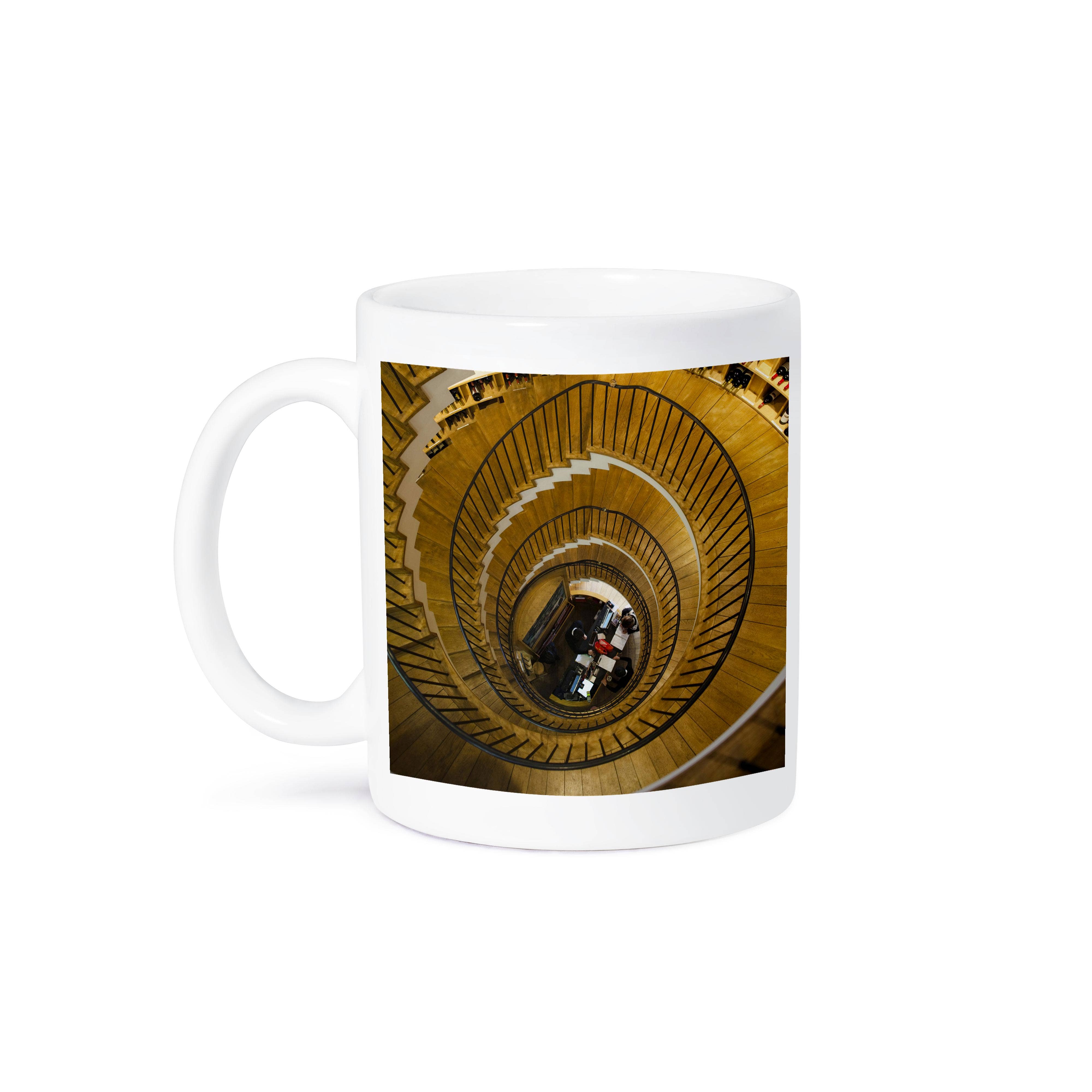 3dRose - Wholesale Coffee Mug - 3dRose, France, Bordeaux, lIntendant wineshop staircase - EU09 WBI3033 - Walter Bibikow, Mug8