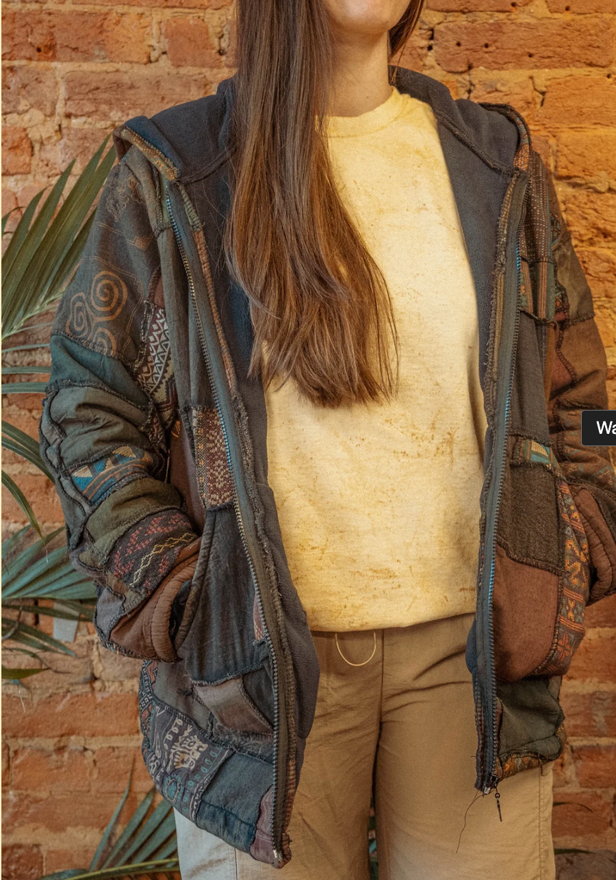 Gardenbelle Shop - Wholesale Jacket - Women's - Hippie Boho Patchwork Fleece Lined Jacket, Boho Coat Unisex10