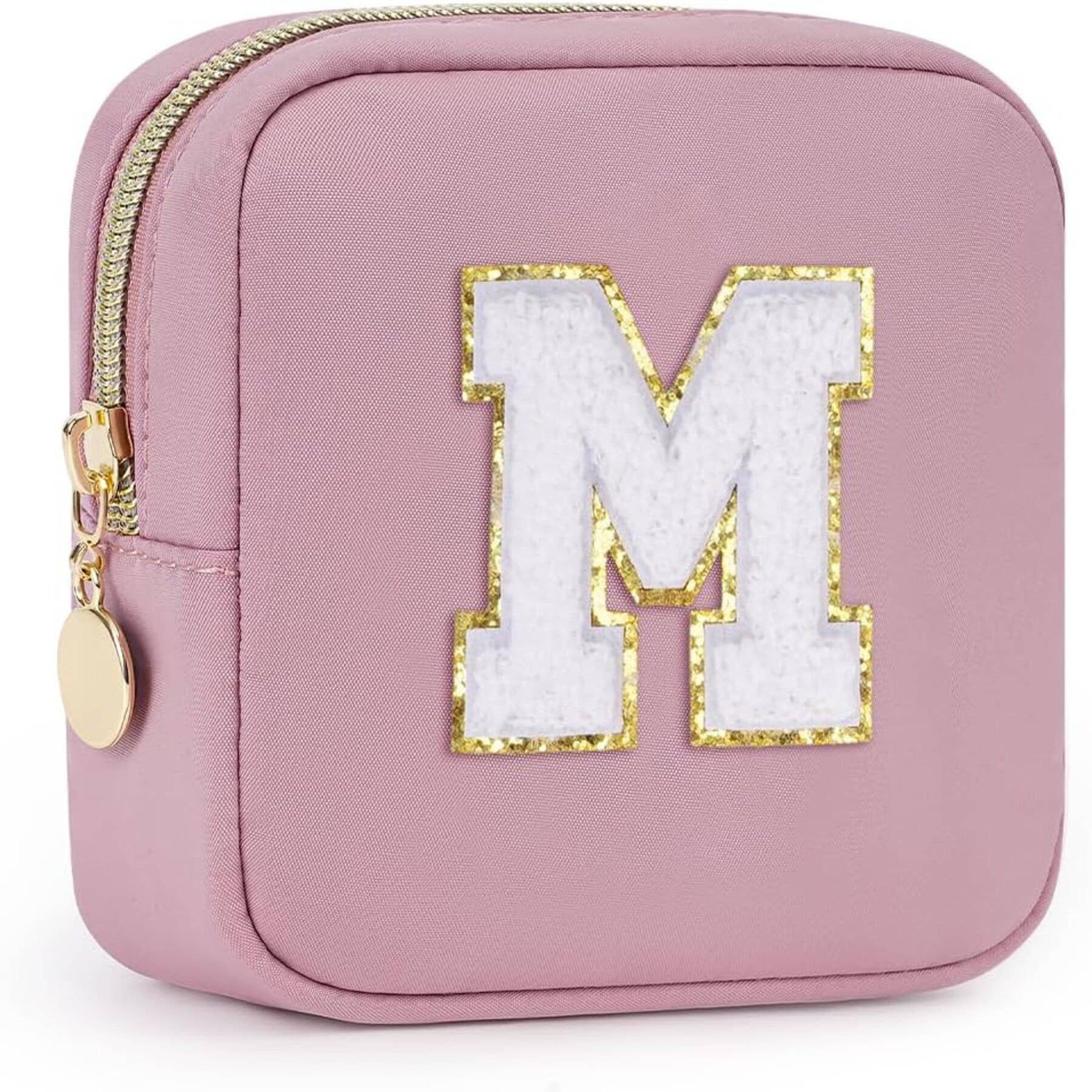 wandf – Großhandel Schmink-/Kosmetiktasche – Personalisierte Monogramm-Tasche Mini Initialen Schminktasche115