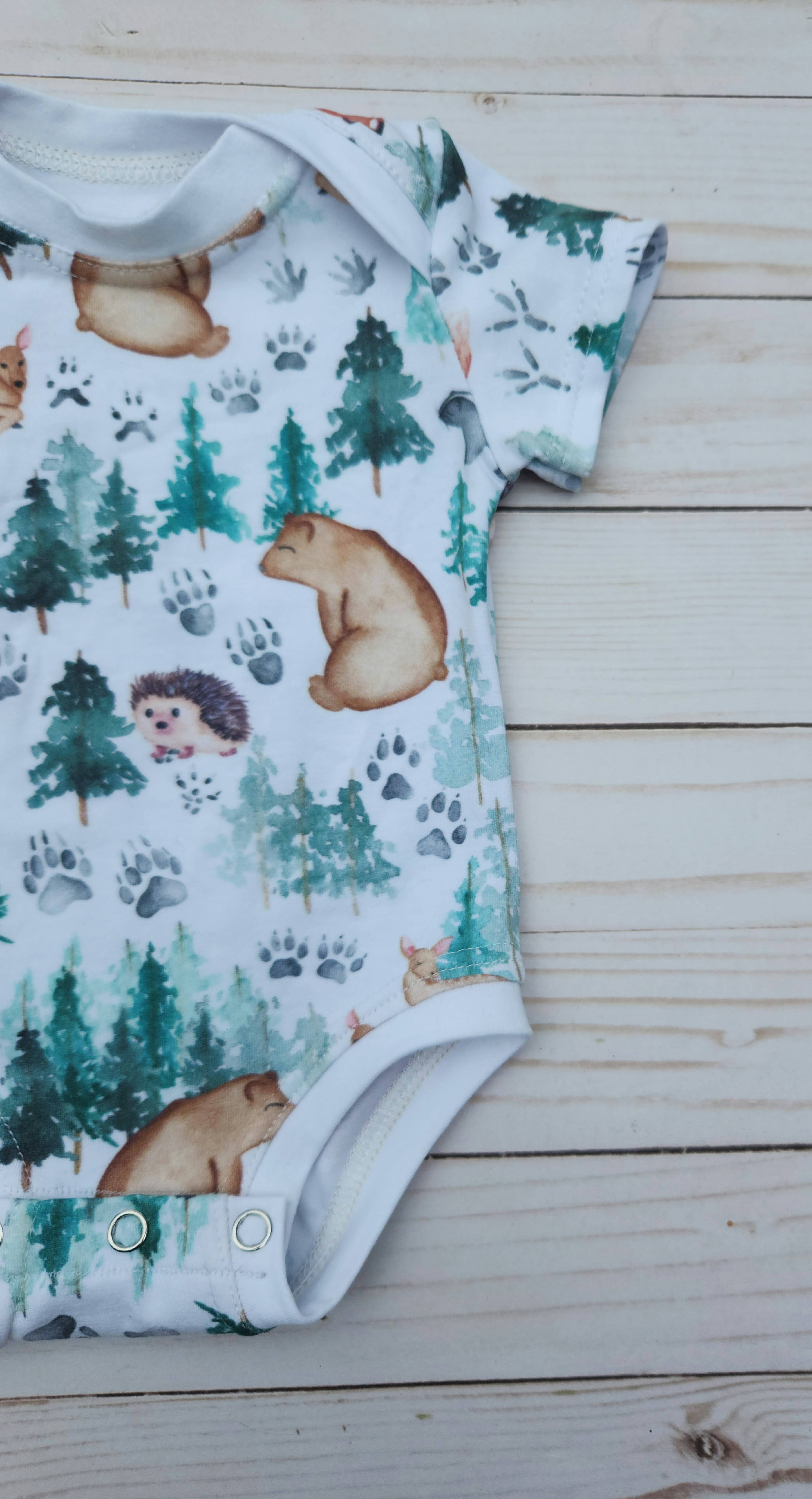 Small Blessings Design - Wholesale Bodysuit (Non-Footed) - Baby - Woodland bodysuit,infant clothing, bodysuit,infant romper3