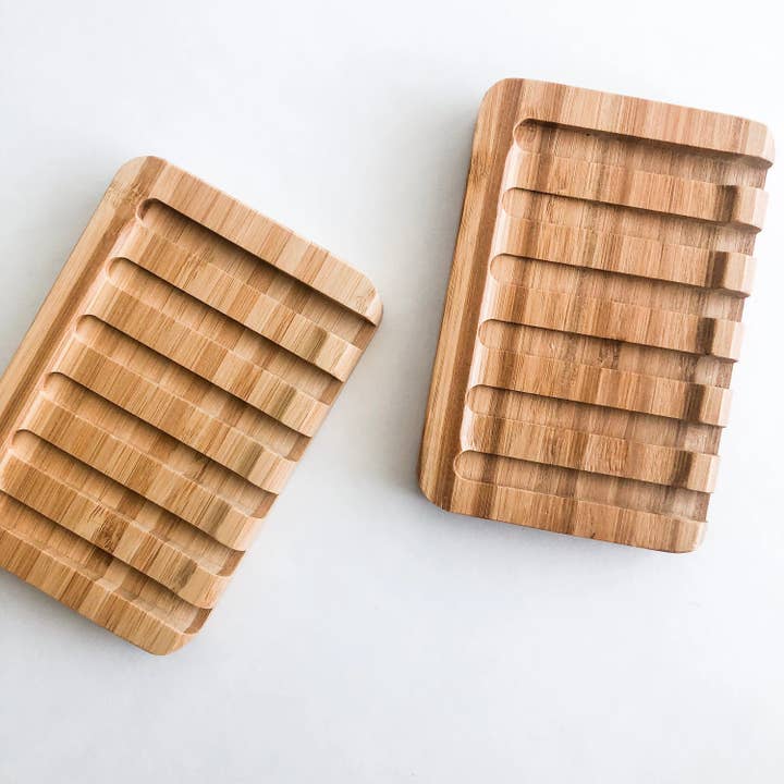 Smile Boutiques – Saboneteira por atacado – Saboneteira de bambu natural