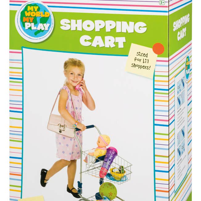 Toysmith Kids' Miniature Shopping Cart for wholesale by Toysmith