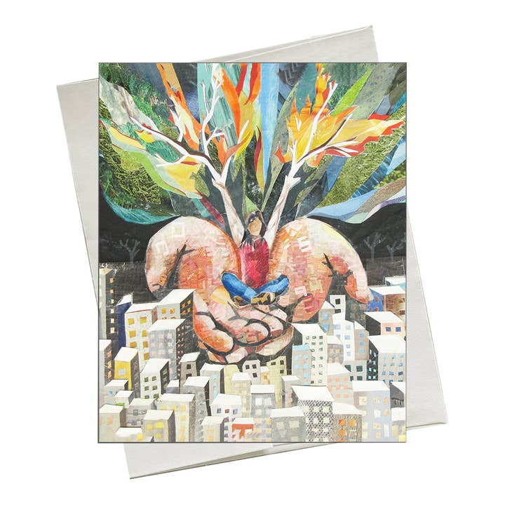 Supported to Thrive - Greeting Card for wholesale by Pi Luna Art