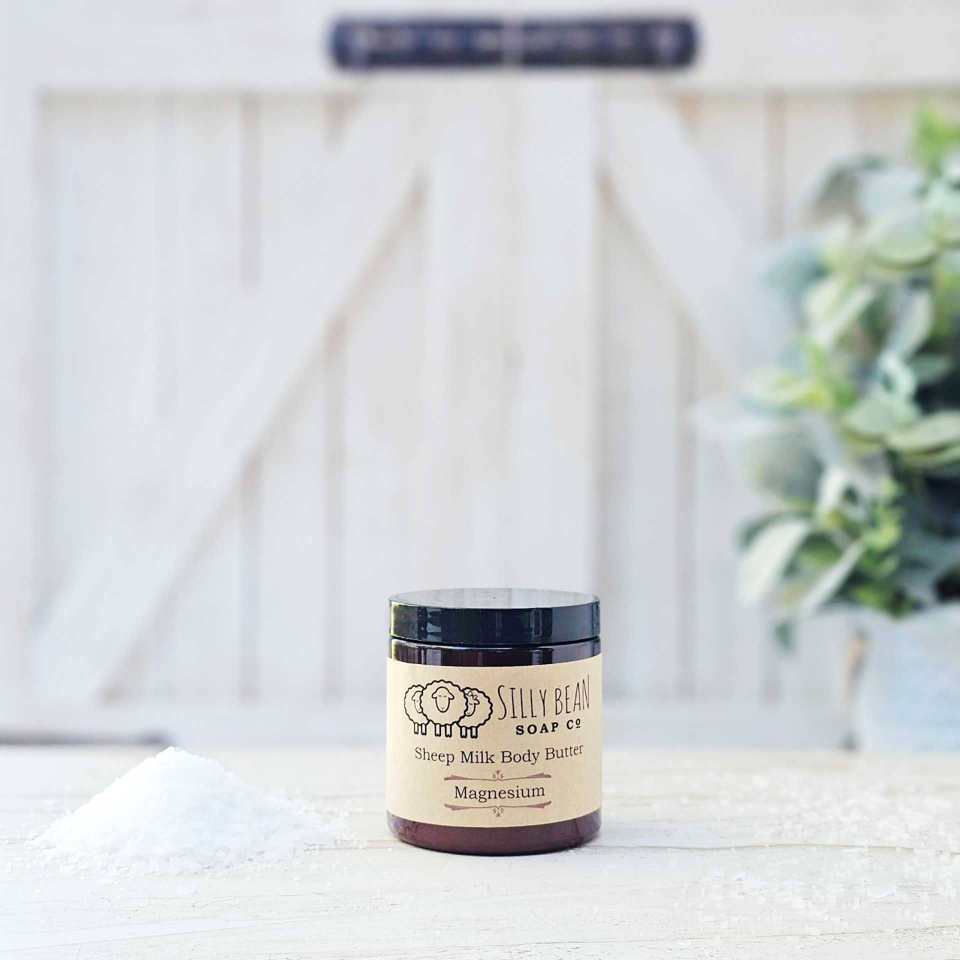 Silly Bean Soap Company - Wholesale Muscle Lotion/Rub/Gel - Magnesium Infused Sheep Milk Body Butter3