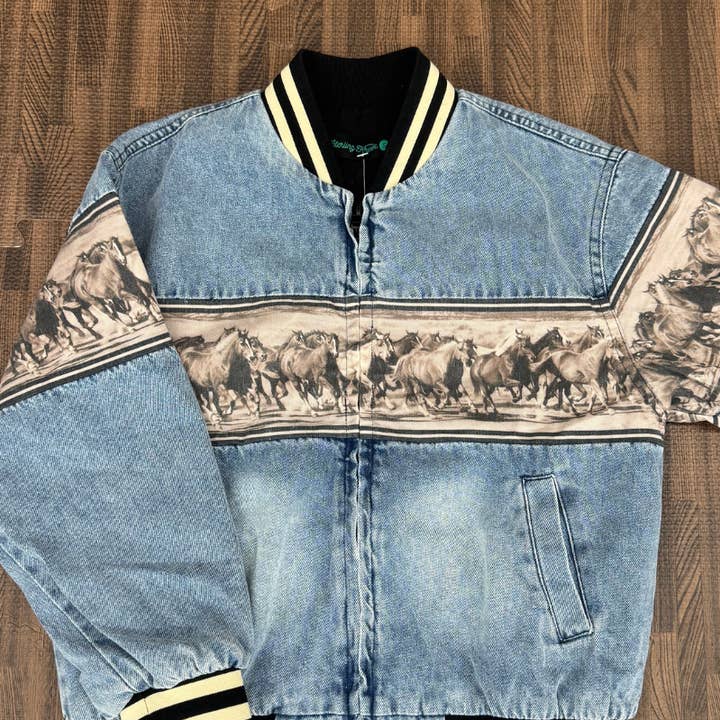 Bermuda Rush Bomber Jacket Kids and other Purchase Wholesale toddler jean jackets. Free Returns & Net 60 Terms on Faire trending on Faire.