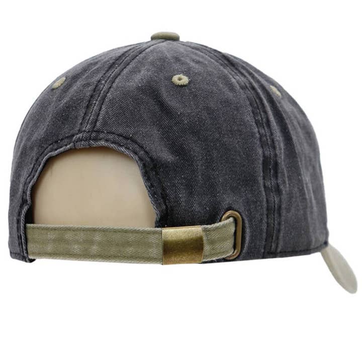 Cap Zone - Wholesale Baseball Cap - Unisex - Two Tone Garment Dye Unstructured Cotton Cap2