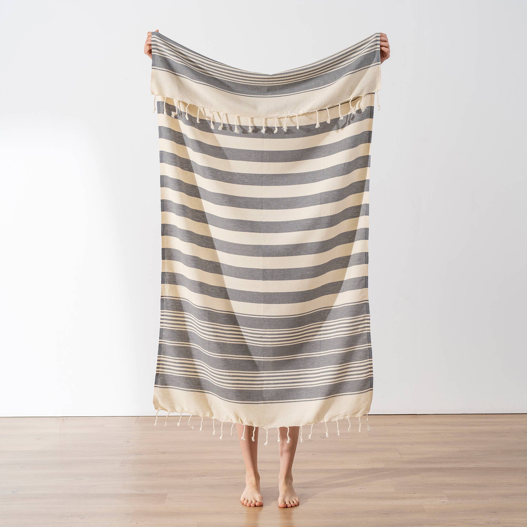 Kikoya - Vente Serviette de plage - Serviette de plage turque Anatolya Pestemal Hammam Fouta à séchage rapide23