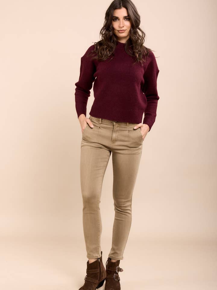 Toxik3 Jean boy super stretch poches passepoilées et revers for wholesale by Toxik3