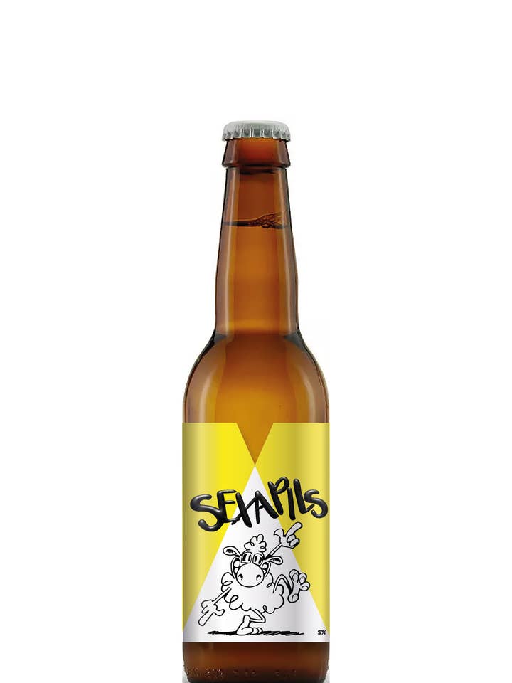Cerveza rubia Sexapils 33cl para venta al por mayor de CRAZY HOPS