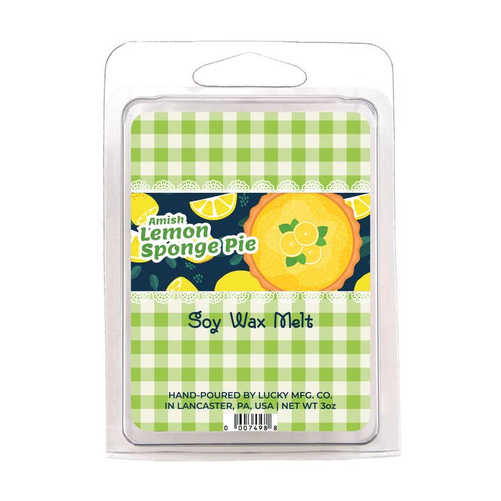 Torta de esponja de limão Amish - derretimento de cera por atacado de Lucky Mfg. Co.