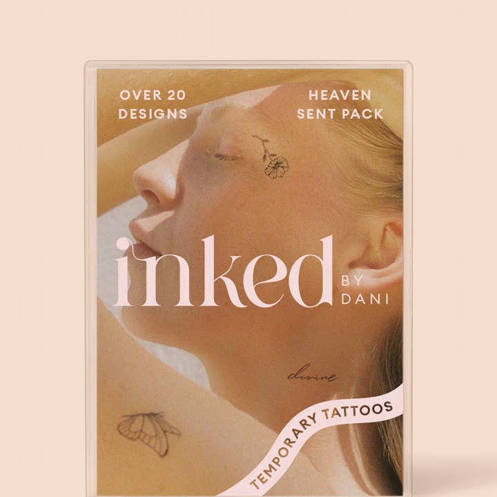INKED by Dani – Großhandel Temporäre Tattoos – Heaven Sent Temporäres Tattoo-Paket6