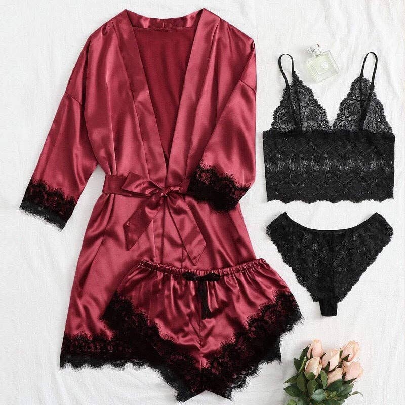 Blak Wardrob - Wholesale Lingerie Set - Women's - Women's Sexy Solid Color Lingeri14