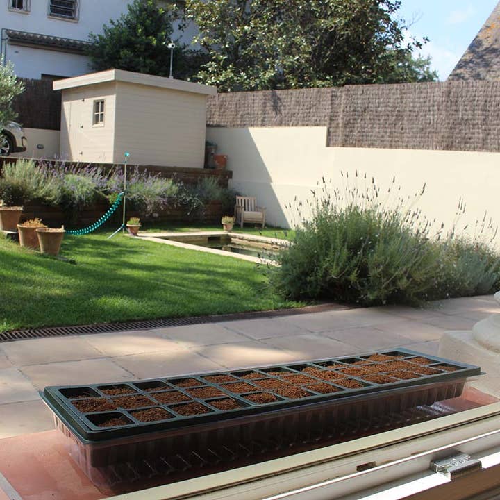 JARDIN Y NATURA OUTDOOR & GARDEN PRODUCTS SL - Wholesale Planting/Potting Soil - 36-cell seedbed with cover - SPOROWINDOWS 36