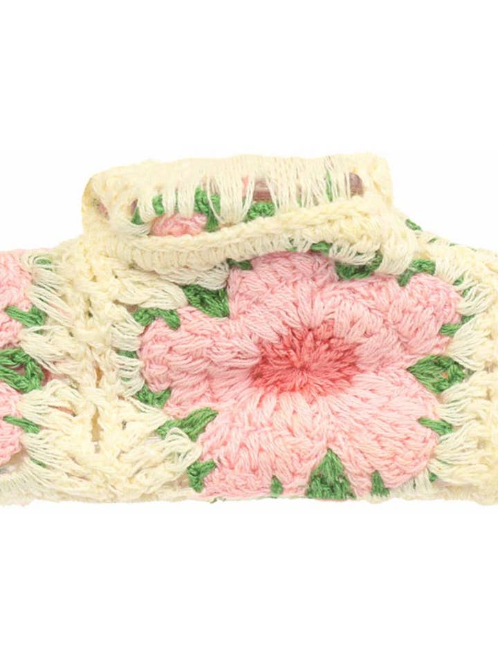 Blomma Virka Sticka Hårkloklämma LVHA-399 för wholesale av anbfashion