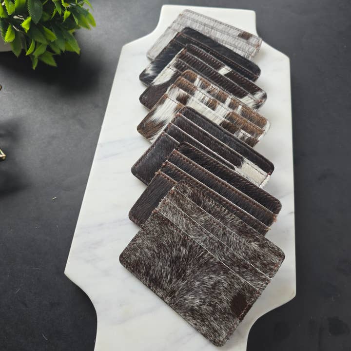 Ranchers Closet - Wholesale Card Holder - Women's - Genuine Hair-On Cowhide Wallet – Slim Western Card Holder4