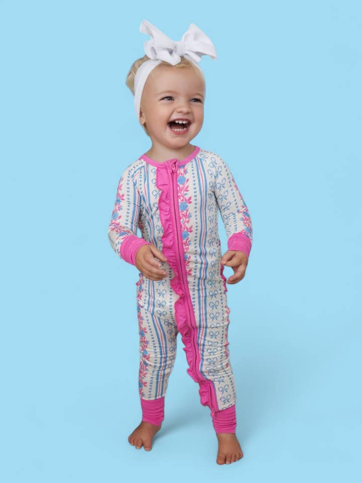 Dream Big Little Co. - Wholesale Jumpsuit - Baby - PETITE POSIE DREAM RUFFLE ROMPER5