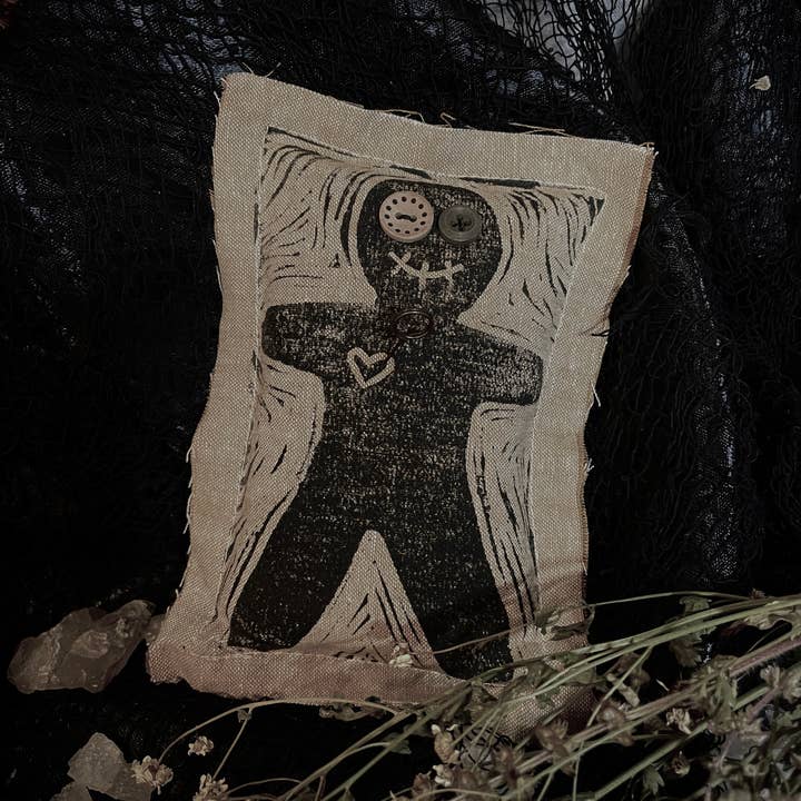 The Leaf and Cauldron - Wholesale Meditation Supplies - Magical Poppet Cushion