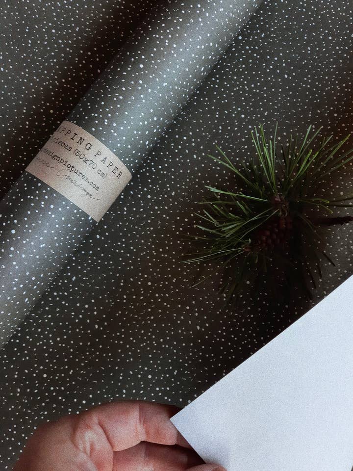 Set Of 3 Pieces Snowing Wrapping Paper for wholesale by MyDesignPictures