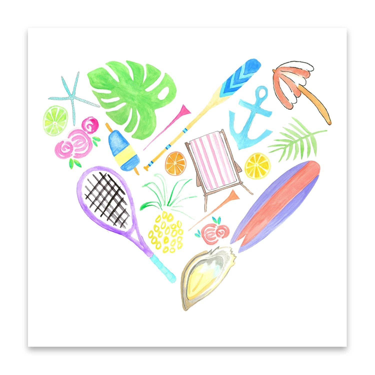 Island Haus Co - Wholesale Art Print - Coastal Love Print0