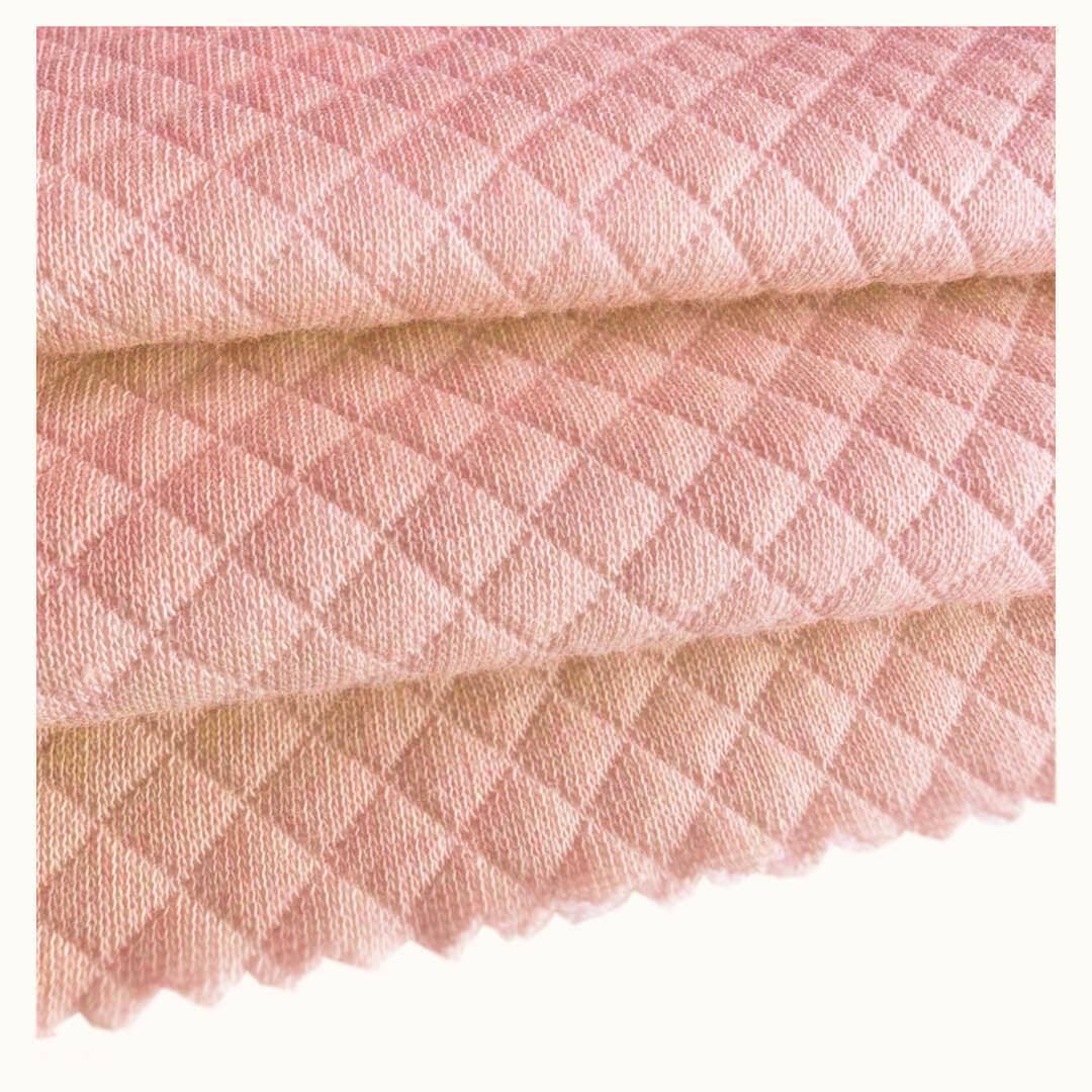 Pim-Pam-Pum - Wholesale Clothing Set - Baby - 2-Piece Old Rose Diamond Footless Set2