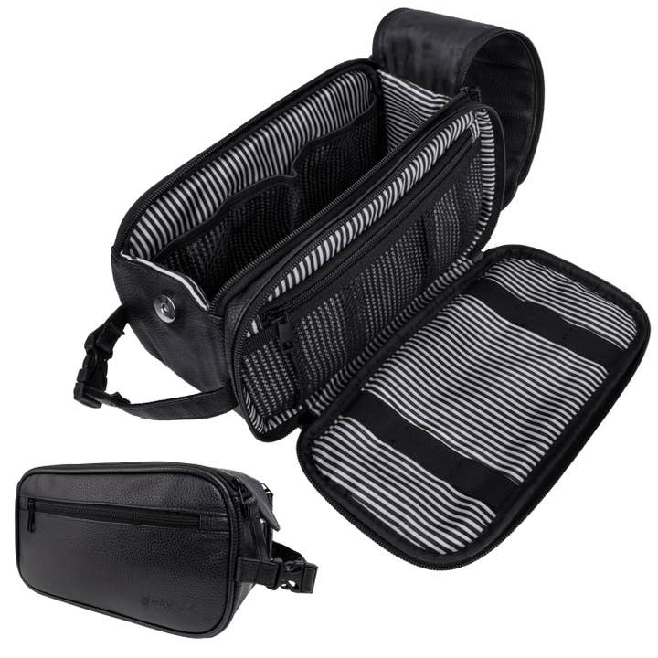 Pavilia - Wholesale Toiletry Bag - Men's - Men's Classic Dopp Kit Toiletry Bag