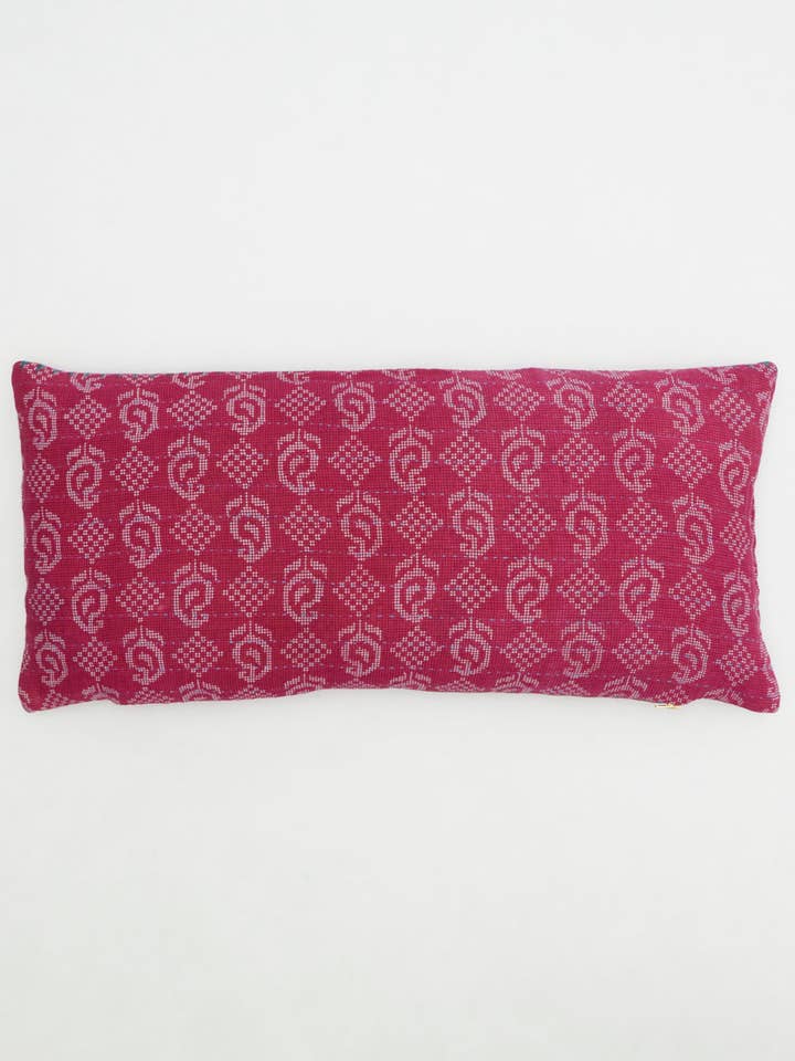 Kantha Lumbar Pillow Cover - No. 250706 for wholesale by Anchal