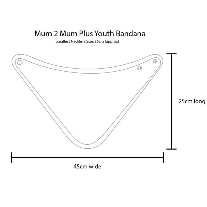 Baby&More Ltd - Wholesale Bib - Baby - Mum 2 Mum PLUS Youth Disability Bib ages 5-15 years - 14 Col