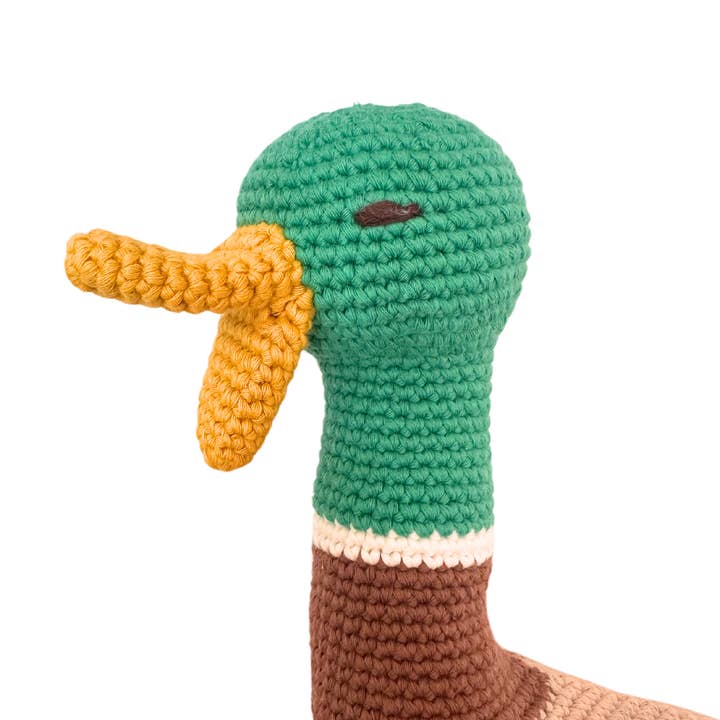 BEBEMOSS, LLC - Wholesale Stuffed/Plush Toy - Kids & Baby - Ollie the Organic Duck Plush, Handcrafted kids toy