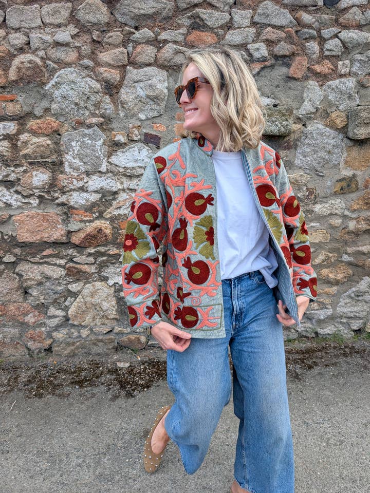 LNH EDIT - Wholesale Jacket - Women's - Embroidered Suzani Jacket | No. 0331