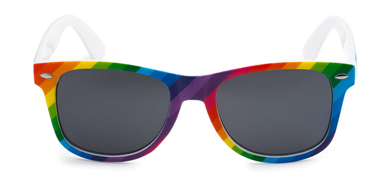 Luna Sunglasses - Wholesale Sunglasses - Unisex - RETRO REWIND WF01-RNB RAINBOW SUNGLASSES6