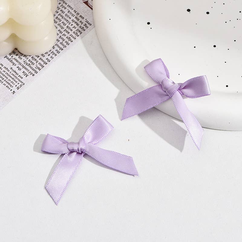 ByHome - Wholesale Bow - Gift Wrapping - 50pcs, 1.8"x1.8" mini double layered polyester ribbon bow11