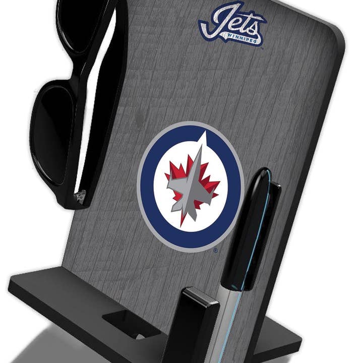 Soporte para teléfono de escritorio Winnipeg Jets 4 en 1 para venta al por mayor de Fan Creations