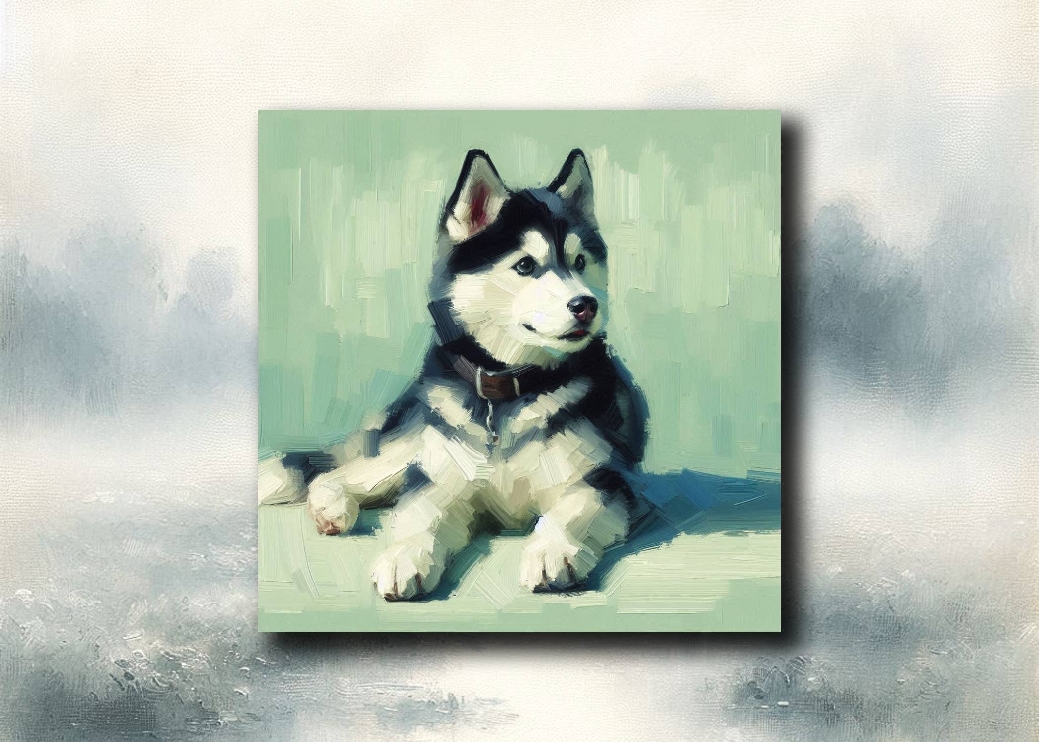 frostedgrey – wholesale Magnet –  Husky Fridge Magnet - cute grab and go products home decor0
