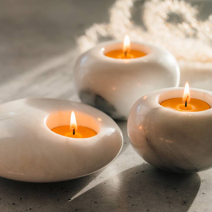 Sunbeam Candles, Inc - Wholesale Tea Light Candles - Beeswax Tealights (60 count bulk display)1