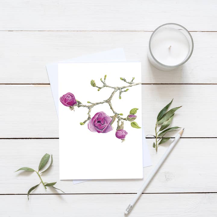 Magnolia Card for wholesale by Bobbi Lee Wilson Art Cards