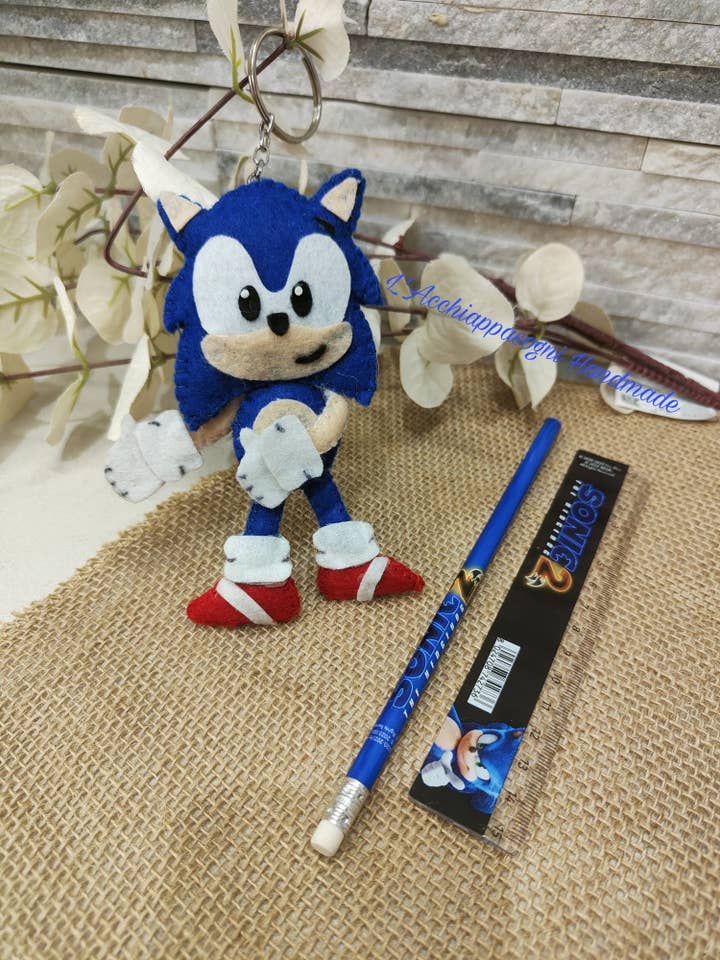 Sonic inspired set for wholesale by Acchiappasogni Handmade