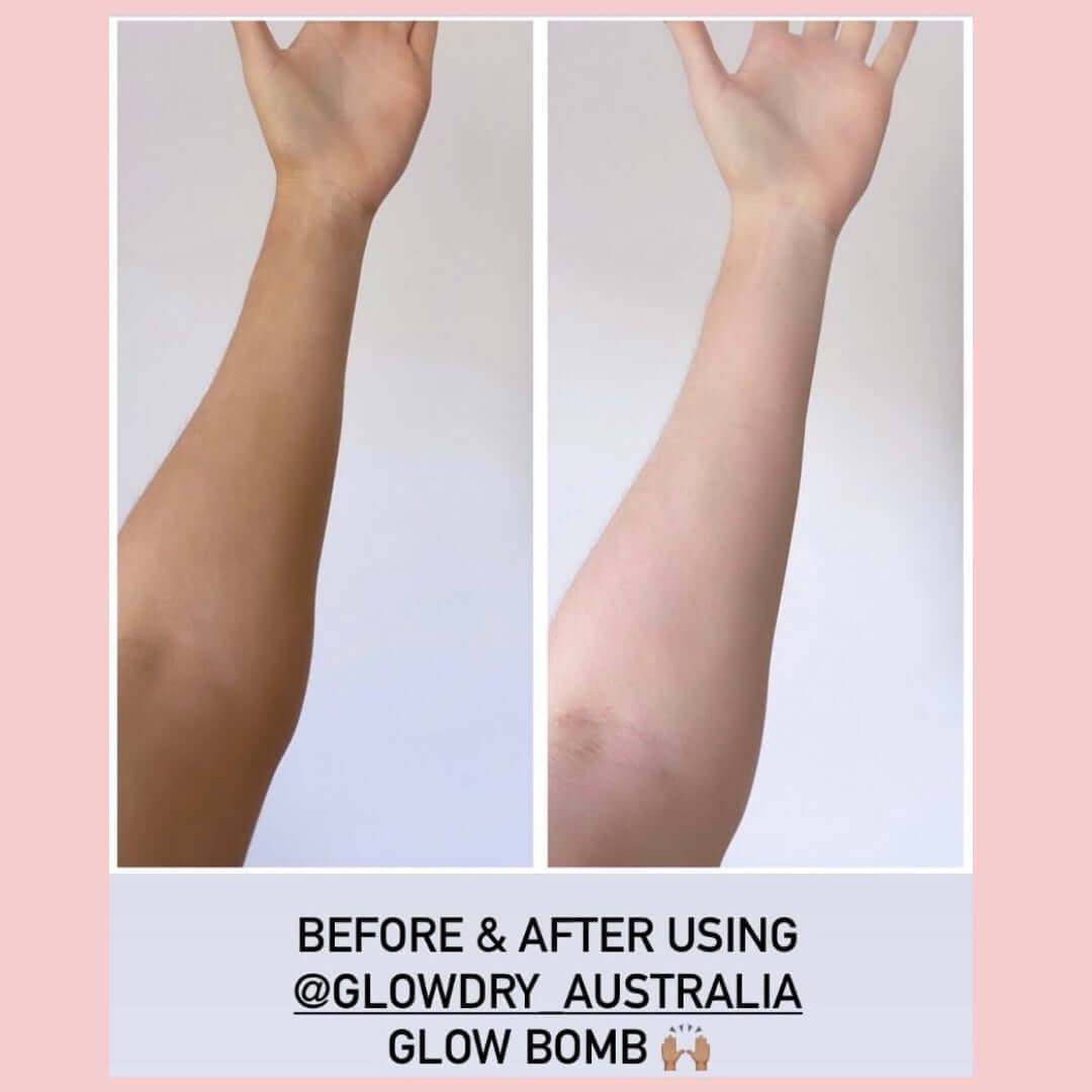 GlowDry Australia - Wholesale Self-Tanner - GlowBomb - Fake Tan Removing BATH BOMB6