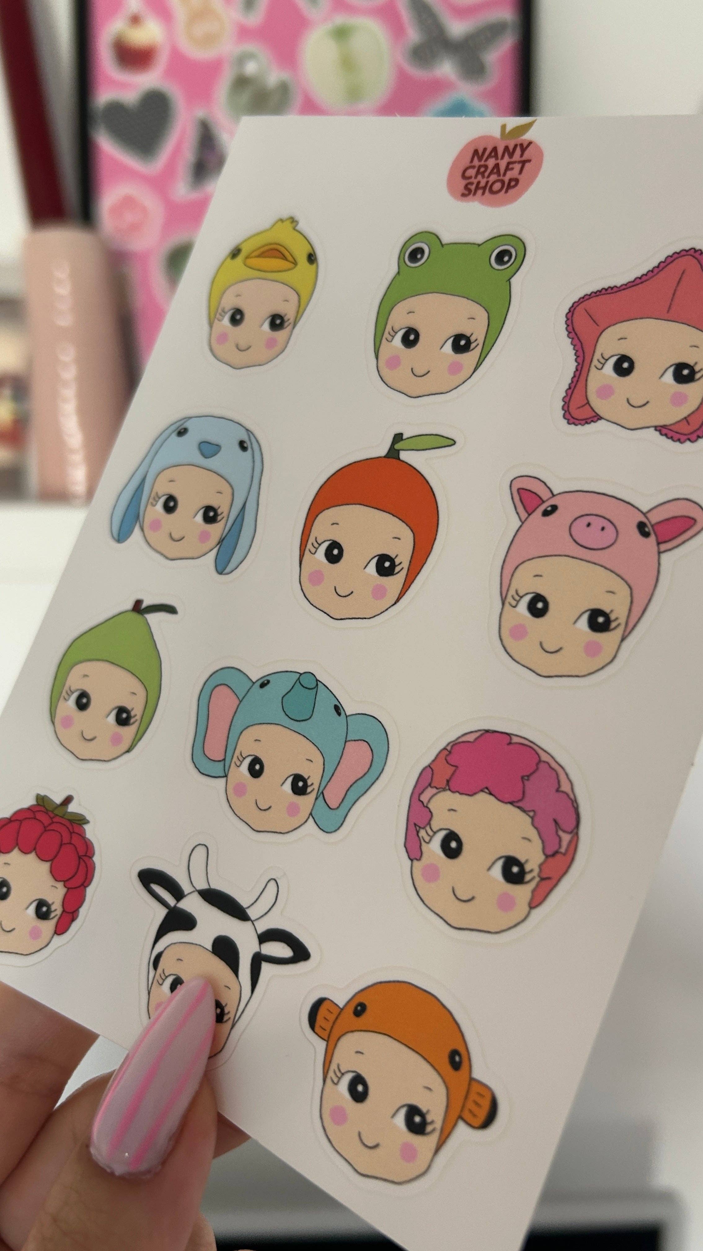 Nany Craft Shop - Vente Autocollant - Planche Baby A63